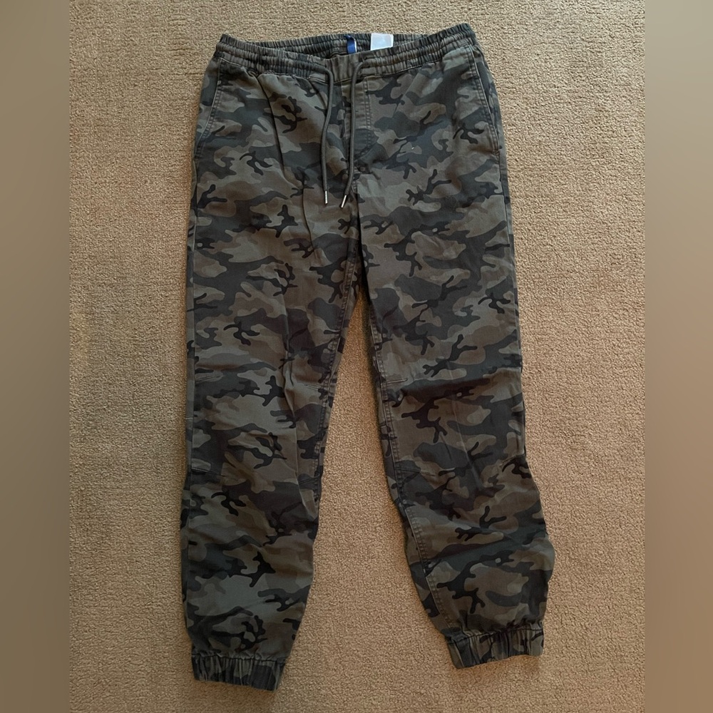 Men’s Camo Canvas Joggers